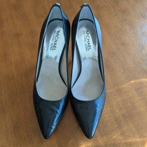 Michael Kors Black Leather Pumps
